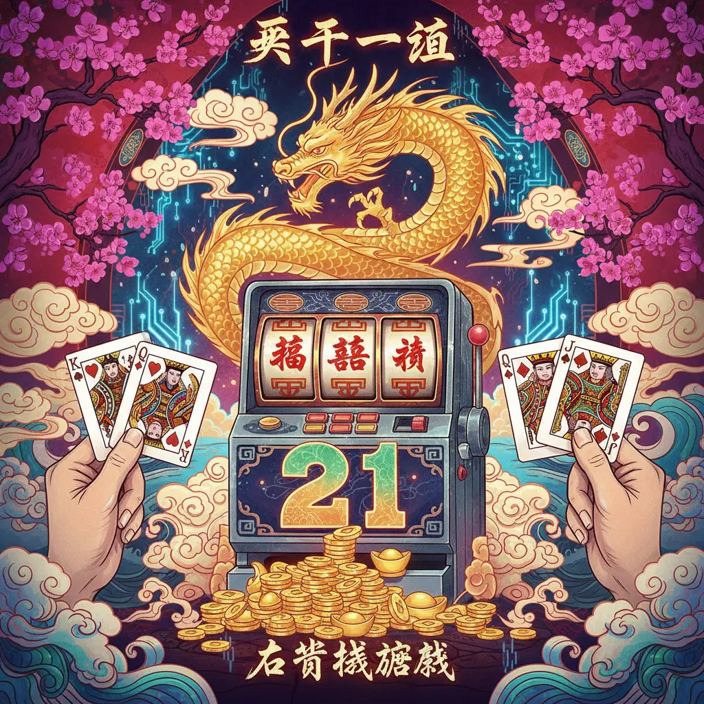 老虎機遊戲 - 二十一點