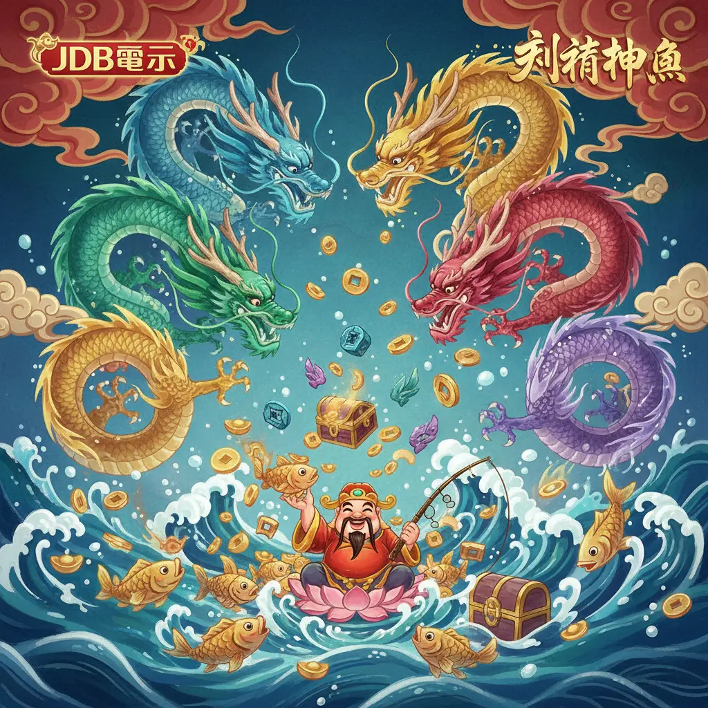 JDB電子-財神捕魚 - 五龍捕魚