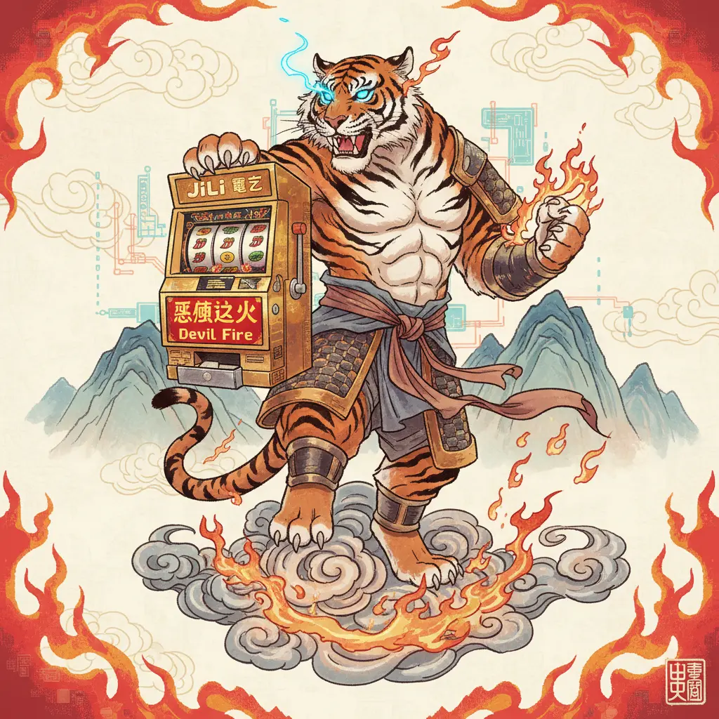 JILI 電子-惡魔之火 Devil Fire - 單手跳高高老虎機