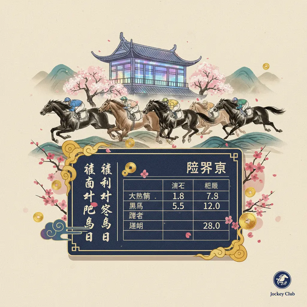 賠率表 - 維多利亞打吡賽馬日