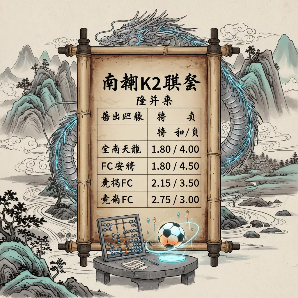 賠率表 - 南韓K2聯賽
